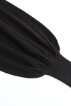 SWAYING/KNIT profile cuffed long-sleeved slim pullover SW24RE1T10 black PS11